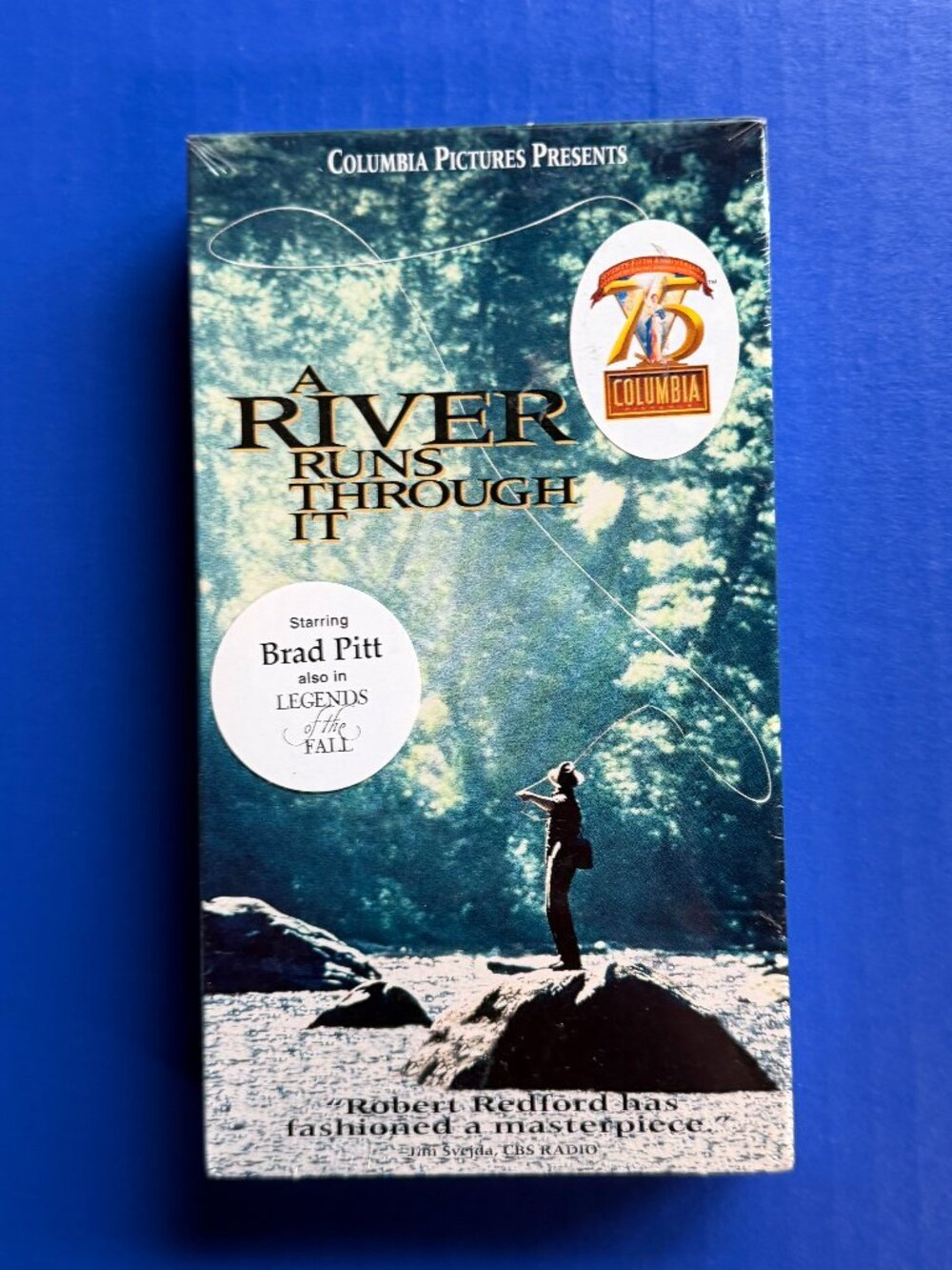 A River Runs Through It VHS 1993 - BRAD PITT - NEW & FACTORY SEALED